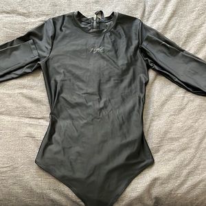 Slim Black Jordan Bodysuit